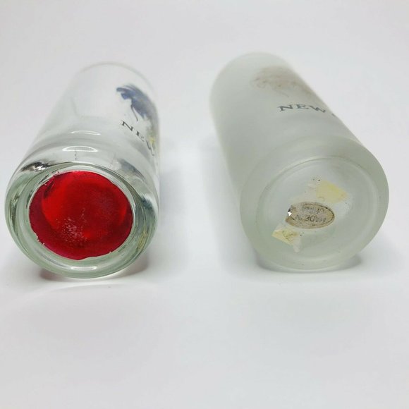 Set of 2 Mardi Gras Masquerade Masks Shot Glasses 2 fl oz Capacity Frosted Clear - Picture 4 of 4